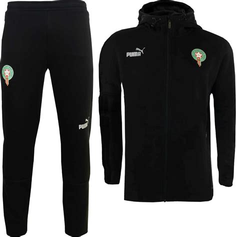 marokko trainingspak zwart adidas|Marokko Online Fanshop .